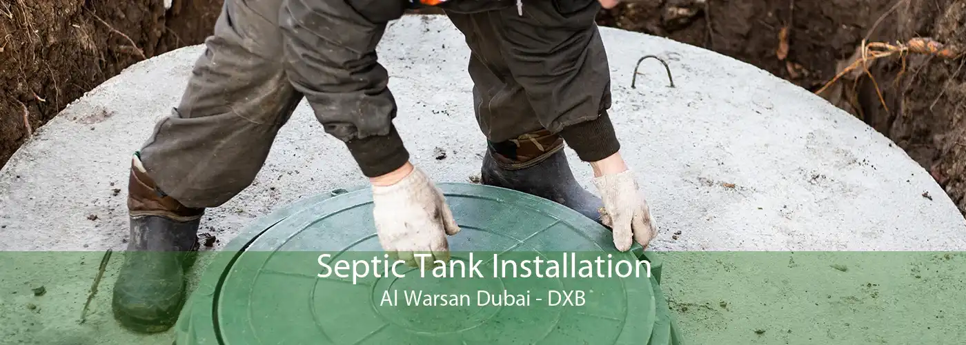 Septic Tank Installation Al Warsan Dubai - DXB