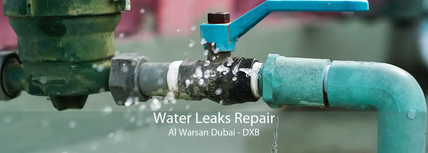 Water Leaks Repair Al Warsan Dubai - DXB
